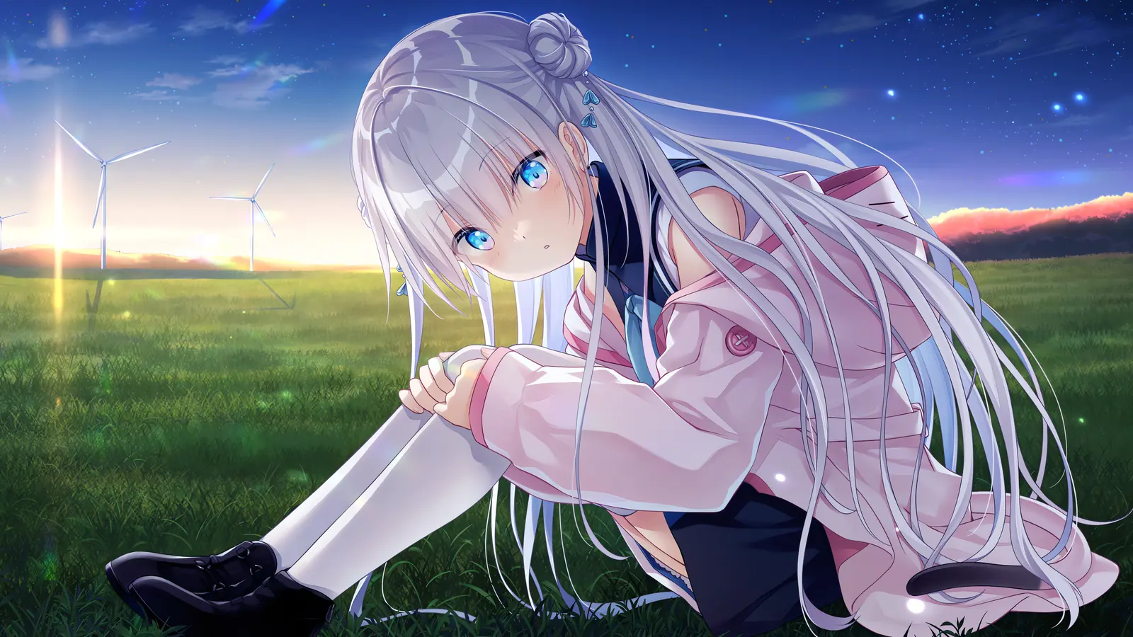 Anime-style field illustration used as ACG Kasa hero