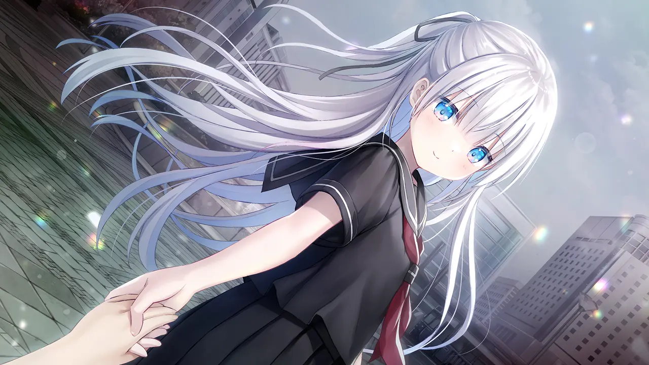 最新视频封面：白发少女